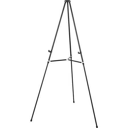 QUARTET Tripod Easel, 3/4" Tubular Aluminum Legs, 38"-66"H, Black QRT51E